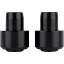 AXEO Travel Limiting Kit For 23" Wheels — 1.25" limiter, 49.00 mm fork tube, Black anodized