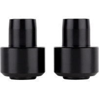 AXEO Travel Limiting Kit For 23" Wheels — 1.25" limiter, 49.00 mm fork tube, Black anodized