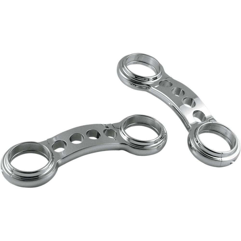Chrome Billet Aluminum Fork Truss — 49 mm (1.93") fork tube diameter
