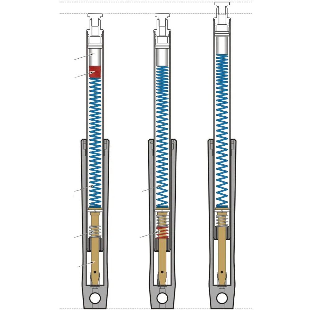Sistema de descenso delantero Drop-In — Baja 2 pulg., apto para tubos de horquilla 39/41/49 mm