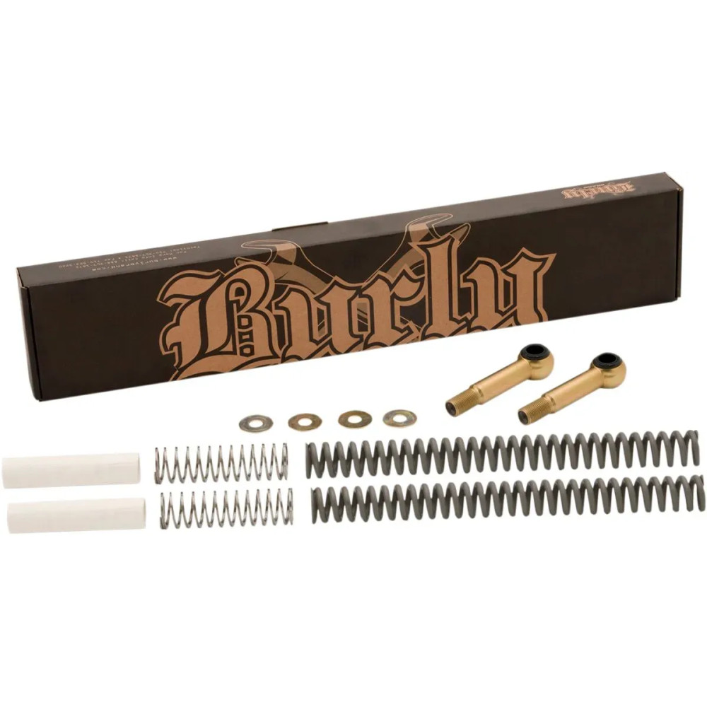 FXST/FLST Fork Slammer Kit — Lowers 50–80 mm (2.00"), Black, Front