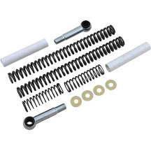 FXST/FLST Fork Slammer Kit — Lowers 50–80 mm (2.00"), Black, Front