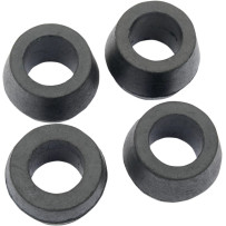 Rear Shock Bushings — Rear, Black