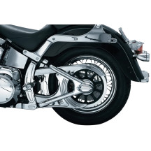 Cubiertas de bastidor Boomerang — cromado, par