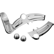 Cubiertas de bastidor Boomerang — cromado, par