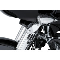 Tie-Down Brackets — Front, Chrome, Pair