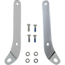 Tie-Down Brackets — Front, Chrome, Pair