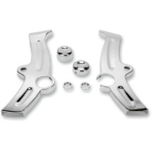 Boomerang Frame Covers — Chrome