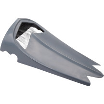 V-Line Chin Spoiler — 19.5" H x 11" L x 6" D, unfinished gray