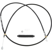 High-Efficiency Black Vinyl Clutch Cable — 193 cm (76"), travel 89 mm (3-1/2")