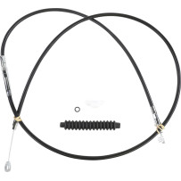 High-Efficiency Black Vinyl Clutch Cable — 193 cm (76"), travel 89 mm (3-1/2")