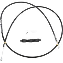 High-Efficiency Black Vinyl Clutch Cable — 198 cm housing, 89 mm travel, 65 cm adjuster