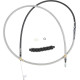 Cable de embrague trenzado de acero inoxidable de alta eficiencia — 188 cm (74 in), 89 mm (3-1/2 in), 65 cm (25-1/2 in)