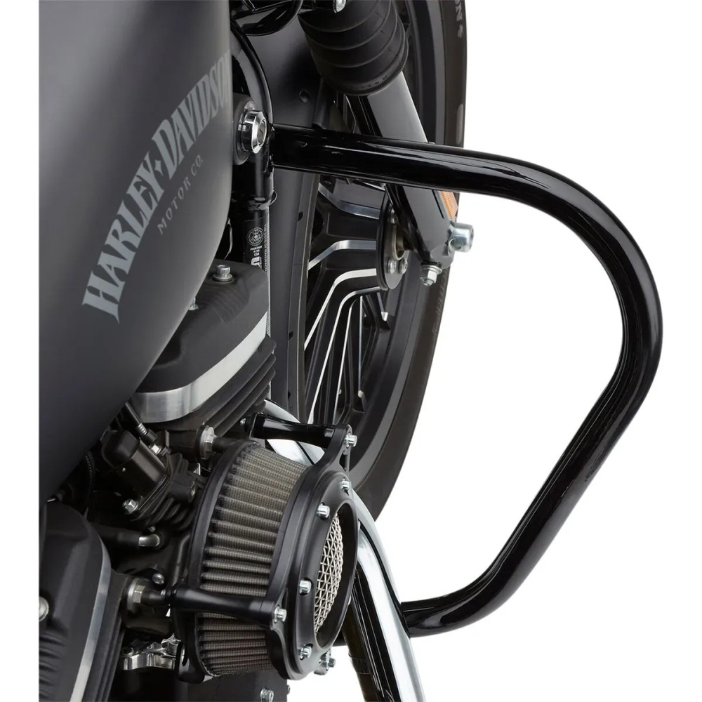 V-Bend Freeway Bar — 38.1 mm (1-1/2"), Black anodized