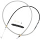 Cable de embrague trenzado de acero inoxidable de alta eficiencia — 198 cm (78\"), recorrido 89 mm