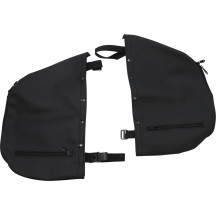 Soft Fairing Lower Set With Storage Pouch — Black