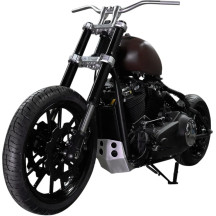 Skid Plate — Brushed silver aluminum