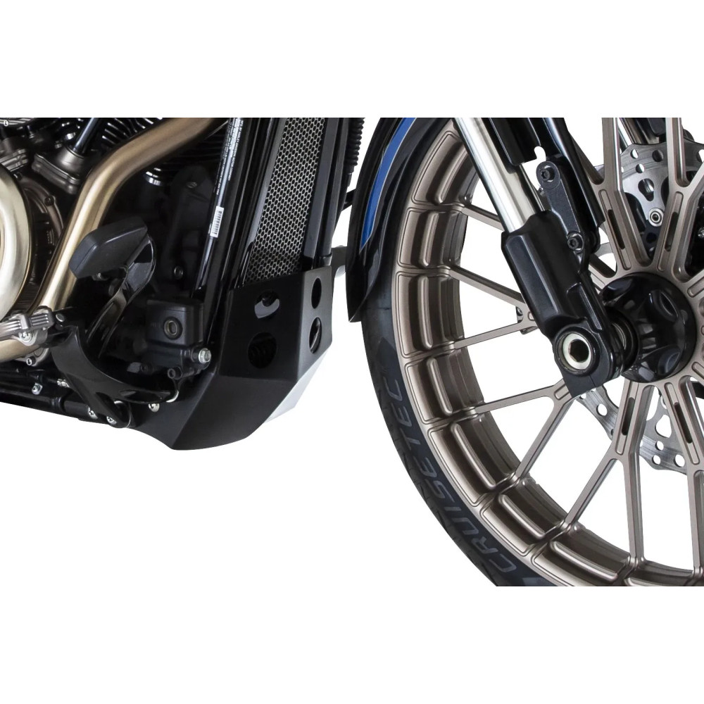 Skid Plate — Black, Aluminum