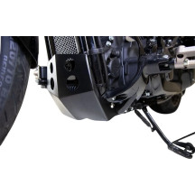 Skid Plate — Black, Aluminum