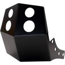 Skid Plate — Black, Aluminum