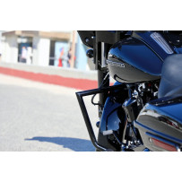 Twin Peaks Engine Guard — Chrome, for Touring bikes