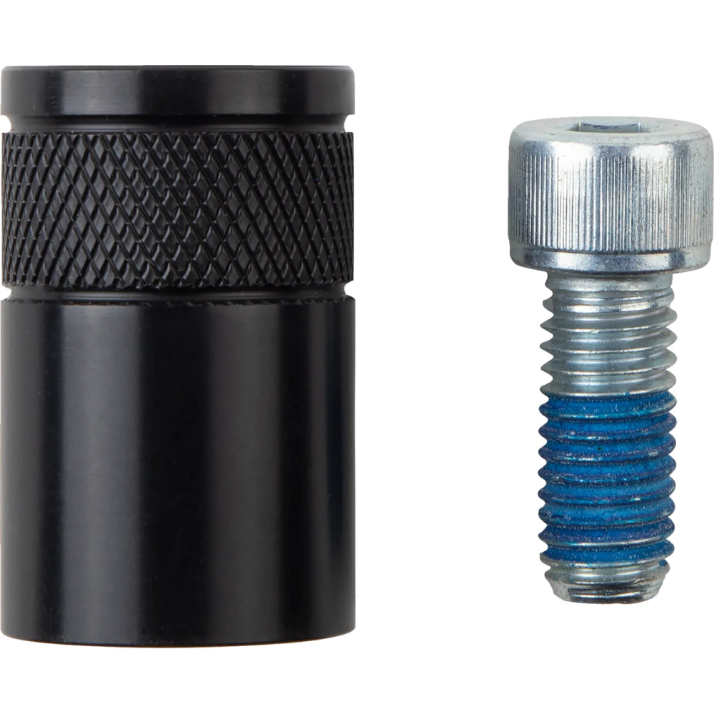 Replacement Sliders — Black, fits Burly crash bars