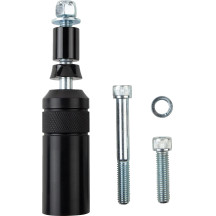 Replacement Sliders — Black, rear, Burly crash bars