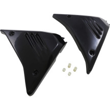 Custom Side Covers — Frame, Black, Pair