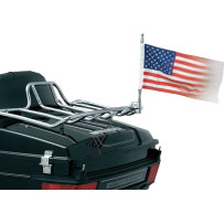 Soporte vertical para banderas — Abrazadera 12,7 mm (1/2"), cromo