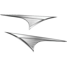 Acentos laterales cromados — laterales del maletero, izquierdo y derecho