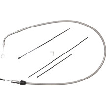 Cable de embrague de conexión rápida — 114.5 cm (45") longitud total, 59 mm (2-5/16") recorrido, Cromo