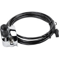 Conjunto de control montado en manillar cromado Legend — para 25.4 mm (1") y 31.8 mm (1-1/4")