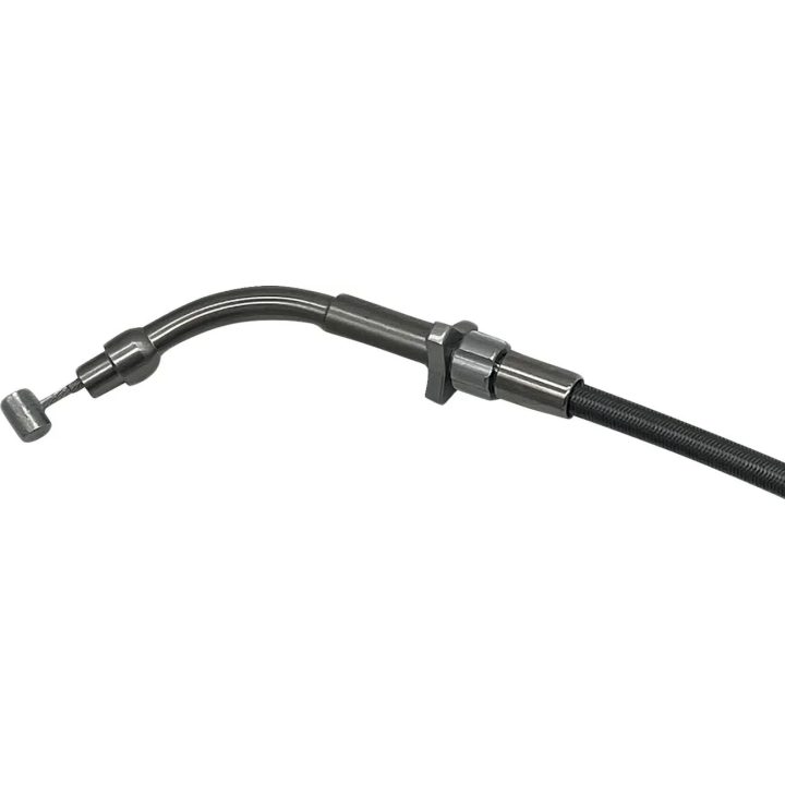 Cable de Embrague Superior EZ Install — 49 in, apto para 18 in (FLHX/SE) y 20 in (FLTR/SE), Plata pulida