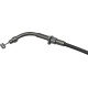 Cable de Embrague Superior EZ Install — 49 in, apto para 18 in (FLHX/SE) y 20 in (FLTR/SE), Plata pulida