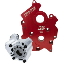 HP+® High Volume Oil Pump — Red, 6061 billet aluminum