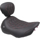 Wide Tripper™ Solo Seat — 12" driver width, Black