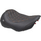 Wide Tripper™ Solo Seat — 30.5 cm (12\") driver width, Black, Orange
