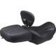 Wide Deluxe Touring Passenger Seat — Black, Blue