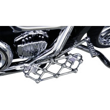 Diamond Floorboards — 32 cm x 11 cm, Chrome