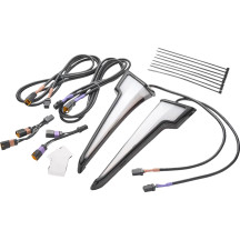 Luces LED Quill™ para carenado — Harley-Davidson, montaje en carenado, ámbar y blanco