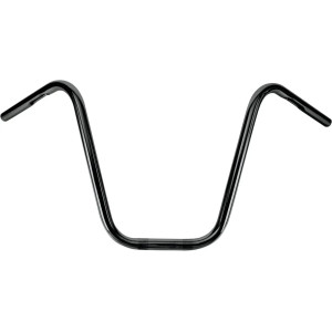 Manillar Narrow Bottom Ape Hanger de 1" — subida 14", abrazadera 1", ancho 33", negro brillo