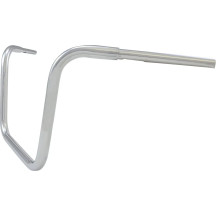 Hefty 1-1/4" Handlebar — 32 mm (1-1/4"), 35.5 cm (14"), Chrome