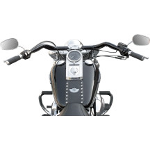 Manillar 1-1/4" Big Johnson FL — diámetro 1-1/4", abrazadera 1", retroceso 13", ancho 38", Negro