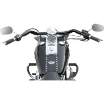 Manillar 1-1/4" Big Johnson FL — diámetro 1-1/4", abrazadera 1", retroceso 13", ancho 38", Negro