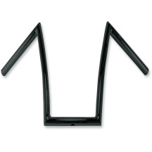 1" Strip Handlebar — 25.4 mm clamp, 84.5 cm width (33-1/4"), 17" rise, Black gloss