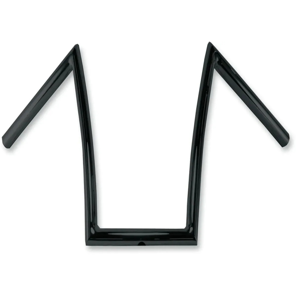 1" Strip Handlebar — 25.4 mm clamp, 84.5 cm width (33-1/4"), 17" rise, Black gloss