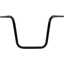 Hefty 1-1/4" Handlebar — 32 mm (1-1/4") clamp, 16-1/2" rise, Black gloss