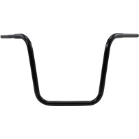 Hefty 1-1/4" Handlebar — 32 mm (1-1/4") clamp, 16-1/2" rise, Black gloss