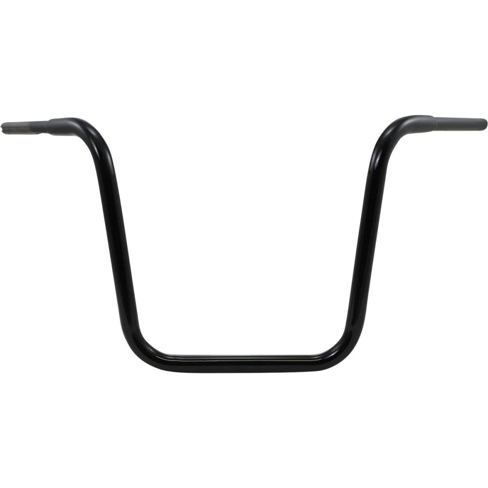 Hefty 1-1/4" Handlebar — 32 mm (1-1/4") clamp, 16-1/2" rise, Black gloss