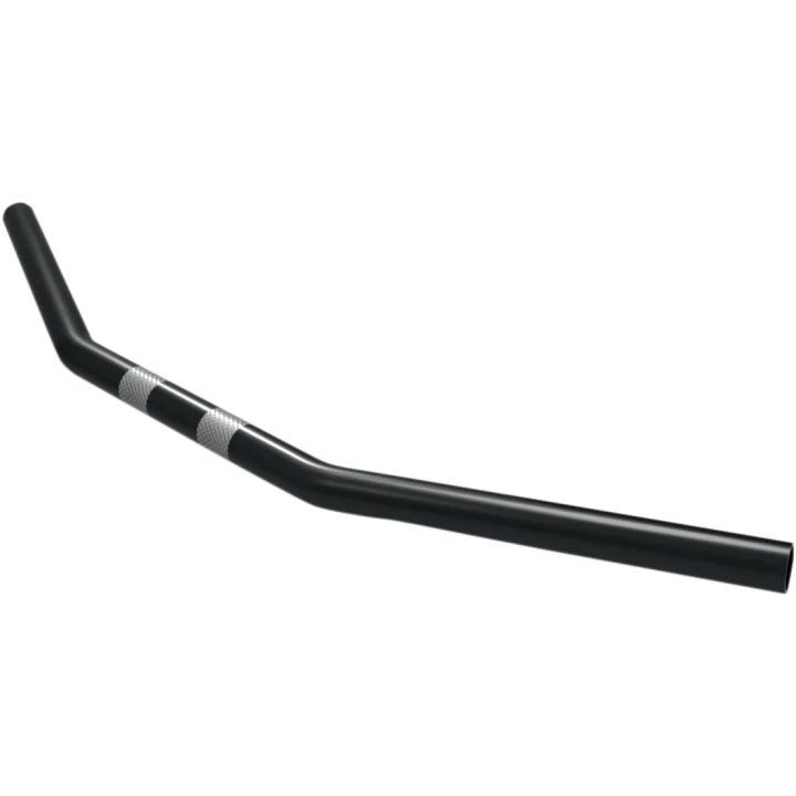 Manillar de 1" — abrazadera 25,4 mm, ancho 69 cm, negro brillante
